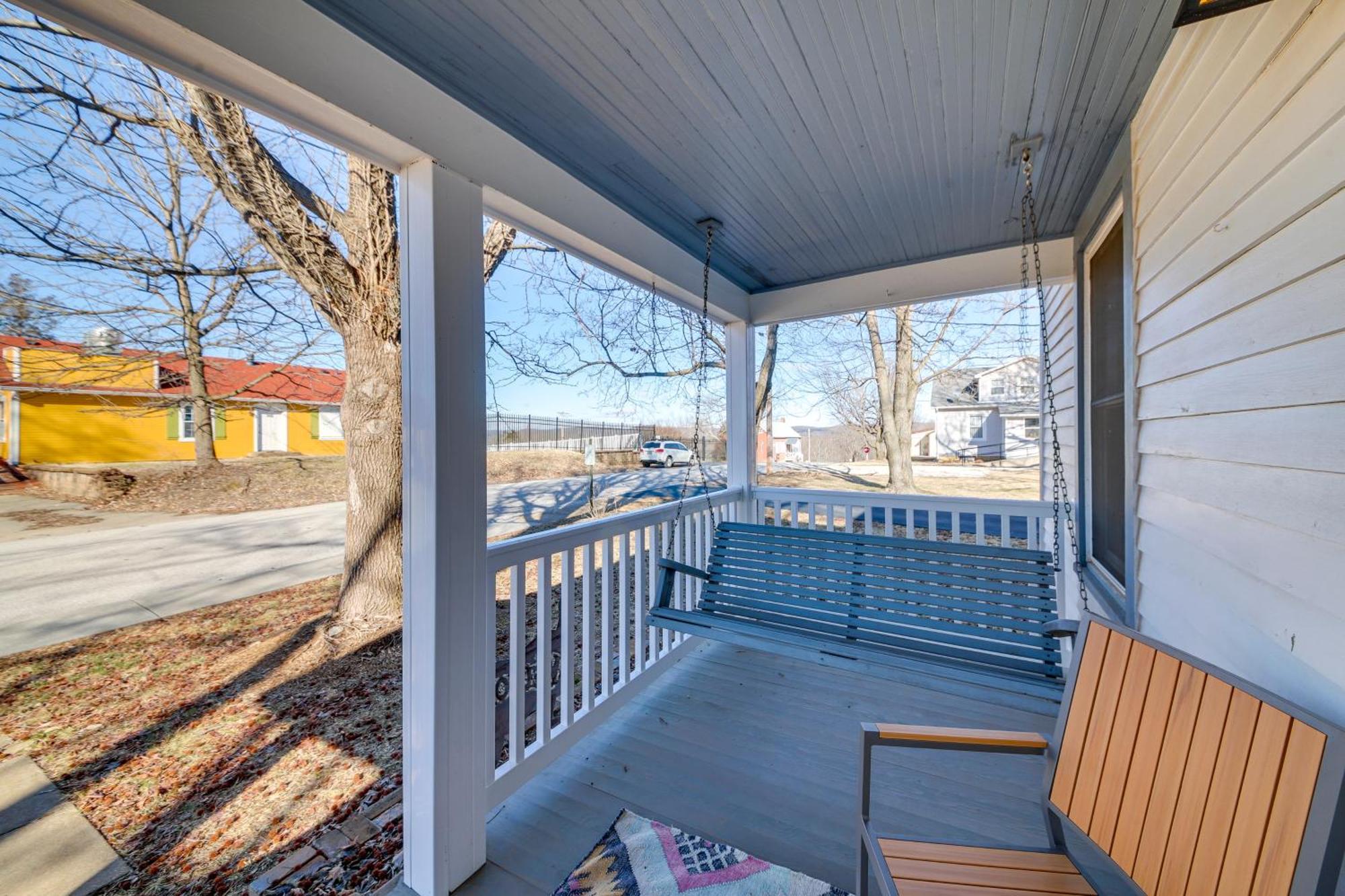 Cozy Augusta Home With Porch Walk To Katy Trail! Exterior foto