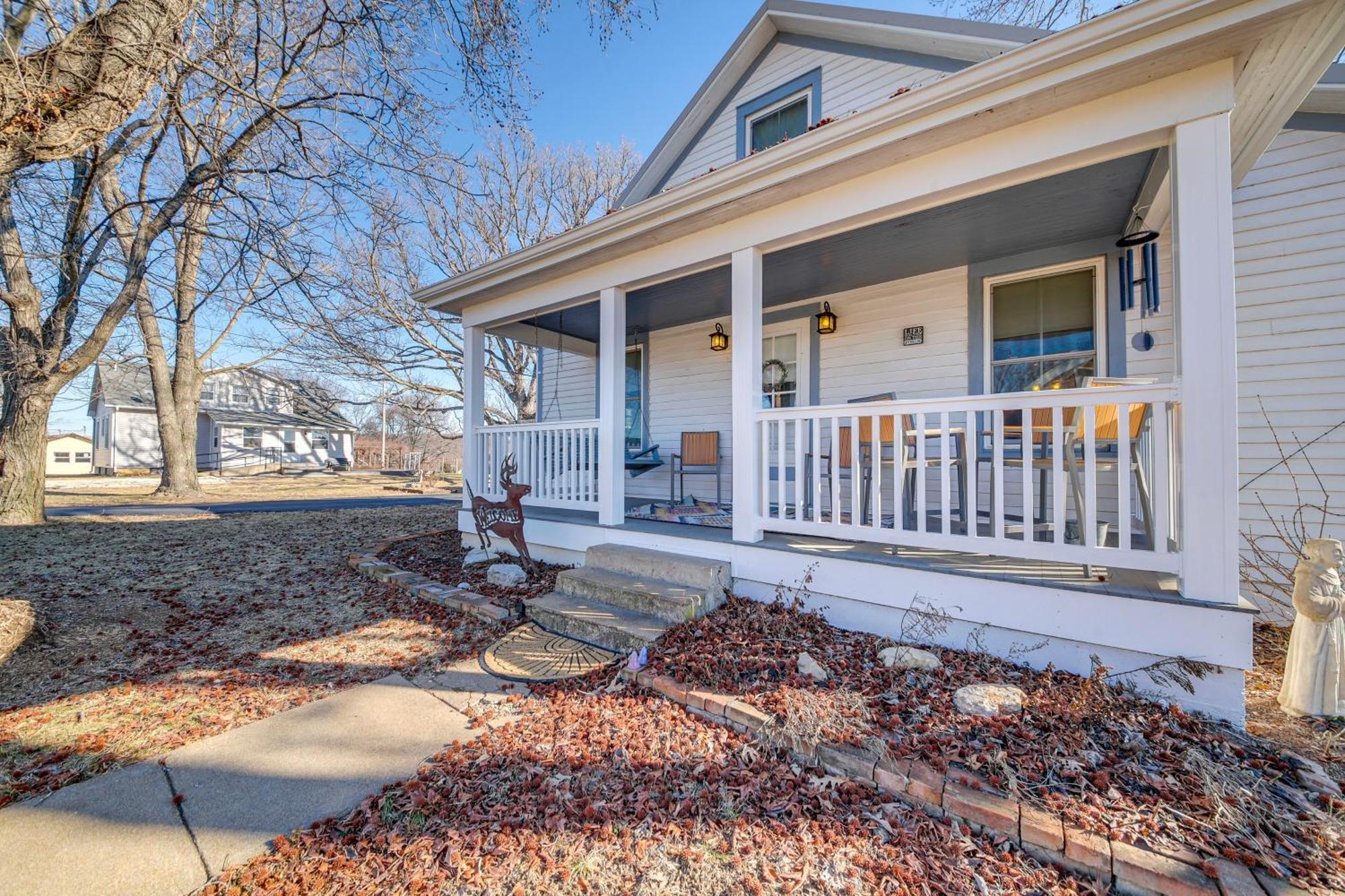 Cozy Augusta Home With Porch Walk To Katy Trail! Exterior foto