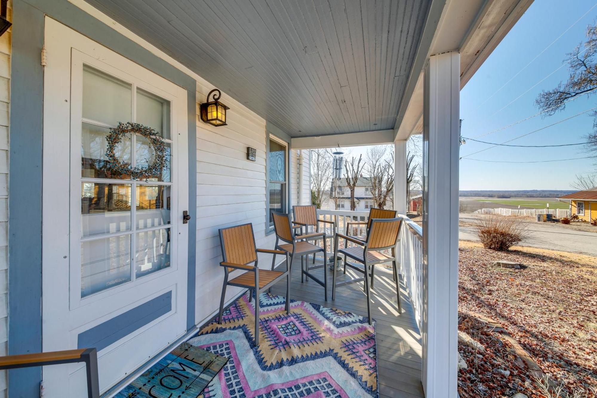 Cozy Augusta Home With Porch Walk To Katy Trail! Exterior foto